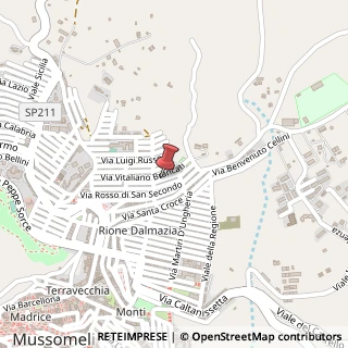 Mappa Via Mario Rapisardi, 30, 93014 Mussomeli, Caltanissetta (Sicilia)