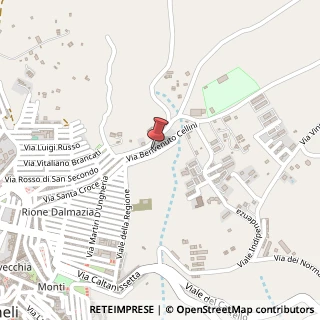 Mappa Via Benvenuto Cellini, 8BIS, 93014 Mussomeli, Caltanissetta (Sicilia)