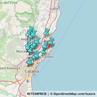 Mappa Via Anzalone, 95024 Acireale CT, Italia (7.08316)