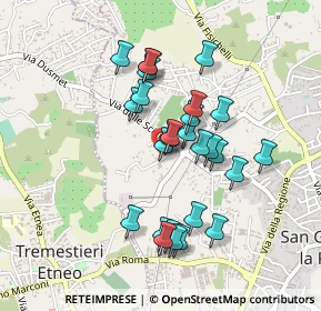 Mappa Via Mario Famà, 95037 San Giovanni la punta CT, Italia (0.44074)