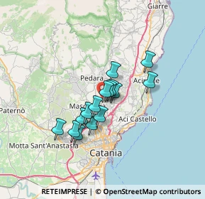 Mappa Via Mario Famà, 95037 San Giovanni la punta CT, Italia (5.27933)