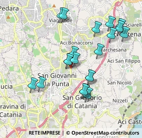 Mappa Via Marte, 95037 San Giovanni La Punta CT, Italia (2.1065)