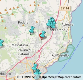 Mappa Via Marte, 95037 San Giovanni La Punta CT, Italia (4.97917)