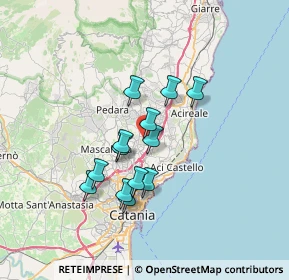 Mappa Via Marte, 95037 San Giovanni La Punta CT, Italia (6.03308)