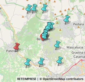 Mappa Via XI Traversa, 95032 Belpasso CT, Italia (3.55588)