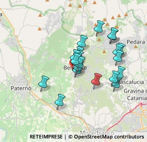 Mappa Via XI Traversa, 95032 Belpasso CT, Italia (3.3375)