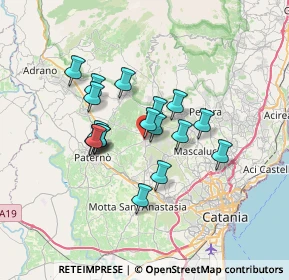 Mappa Via XI Traversa, 95032 Belpasso CT, Italia (5.96333)