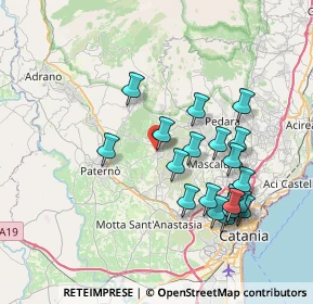 Mappa Via XI Traversa, 95032 Belpasso CT, Italia (8.3035)