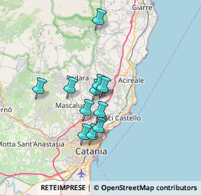 Mappa Via Catira Santa Lucia Parco Commerciale i Portali, 95037 San Giovanni La Punta CT, Italia (6.00636)