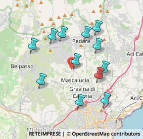 Mappa Via Siracusa, 95030 Mascalucia CT, Italia (4.0325)