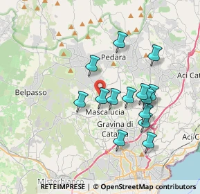 Mappa Via Siracusa, 95030 Mascalucia CT, Italia (3.65214)