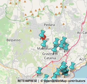 Mappa Via Siracusa, 95030 Mascalucia CT, Italia (6.0605)