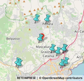 Mappa Via Siracusa, 95030 Mascalucia CT, Italia (5.07364)