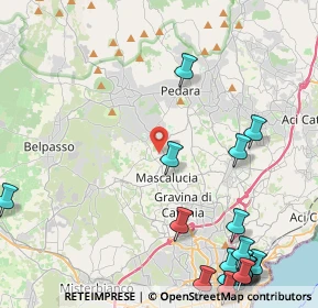Mappa Via Siracusa, 95030 Mascalucia CT, Italia (7.22632)