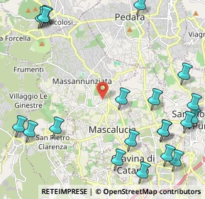 Mappa Via Siracusa, 95030 Mascalucia CT, Italia (3.415)