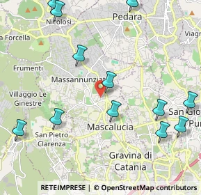 Mappa Via Siracusa, 95030 Mascalucia CT, Italia (2.93583)