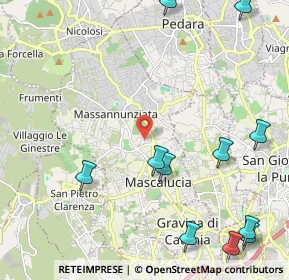 Mappa Via Siracusa, 95030 Mascalucia CT, Italia (3.29364)