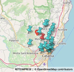 Mappa Via Papa Giovanni Paolo I, 95030 Mascalucia CT, Italia (6.742)