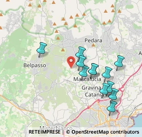 Mappa Via Papa Giovanni Paolo I, 95030 Mascalucia CT, Italia (4.07333)