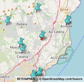 Mappa Via Verdina, 95028 San Giovanni La Punta CT, Italia (7.19722)