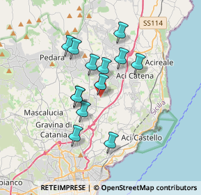 Mappa Via Verdina, 95028 San Giovanni La Punta CT, Italia (3.20538)