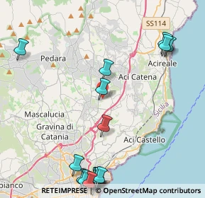 Mappa Via Verdina, 95028 San Giovanni La Punta CT, Italia (6.61722)