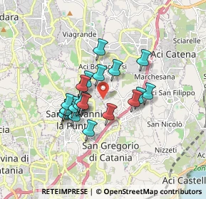 Mappa Via Verdina, 95028 San Giovanni La Punta CT, Italia (1.4695)