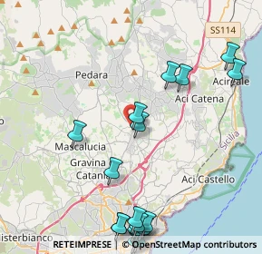 Mappa Via Savona, 95037 San Giovanni La Punta CT, Italia (6.18579)