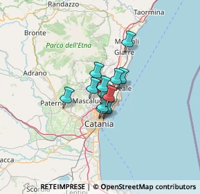 Mappa Via Savona, 95037 San Giovanni La Punta CT, Italia (6.8875)