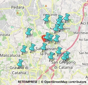 Mappa Via Savona, 95037 San Giovanni La Punta CT, Italia (1.89944)