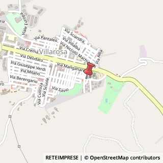 Mappa Via Garibaldi, 17, 94010 Villarosa, Enna (Sicilia)