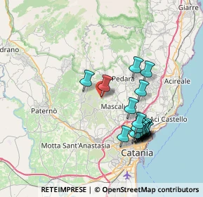 Mappa Via Trapani, 95030 Mascalucia CT, Italia (8.201)