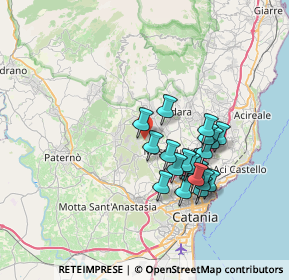 Mappa Via Trapani, 95030 Mascalucia CT, Italia (7.0435)