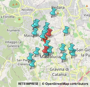 Mappa Via Ragusa, 95030 Mascalucia CT, Italia (1.6765)