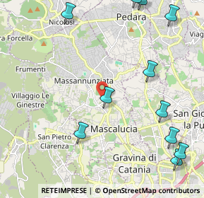 Mappa Via Ragusa, 95030 Mascalucia CT, Italia (3.22636)