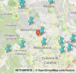 Mappa Via Ragusa, 95030 Mascalucia CT, Italia (2.95083)