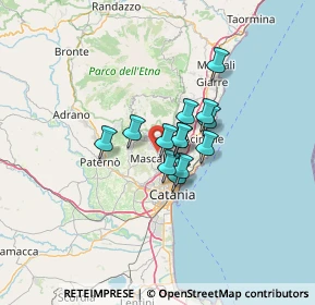 Mappa SP 10, 95030 Mascalucia CT, Italia (8.68077)