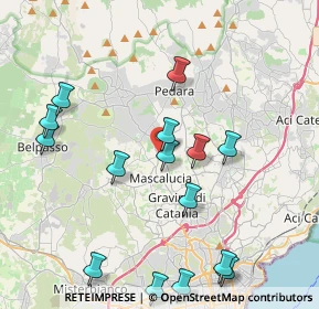 Mappa Via Annunziata, 95030 Mascalucia CT, Italia (5.11733)