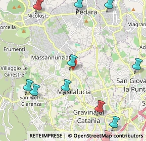Mappa Via Annunziata, 95030 Mascalucia CT, Italia (3.25273)