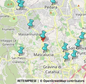 Mappa Via Annunziata, 95030 Mascalucia CT, Italia (2.86083)