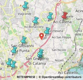 Mappa Via Andrea Caponnetto, 95028 Maugeri CT, Italia (2.70818)