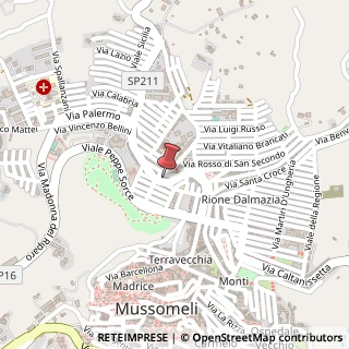 Mappa Via Palermo, 118, 93014 Mussomeli, Caltanissetta (Sicilia)