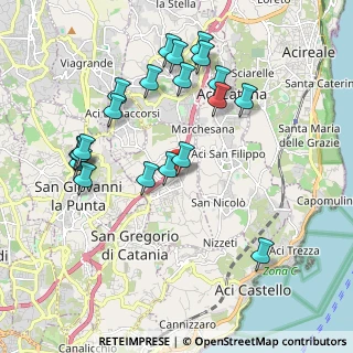 Mappa Valverde, 95039 Valverde CT, Italia (2.3115)