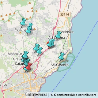 Mappa Valverde, 95039 Valverde CT, Italia (4.44)