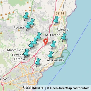 Mappa Valverde, 95039 Valverde CT, Italia (4.12846)