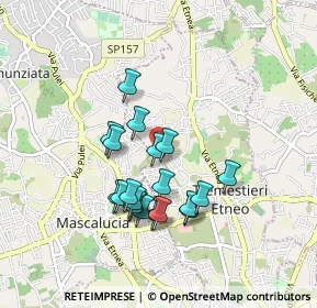 Mappa Via Mascalucia, 95030 Tremestieri Etneo CT, Italia (0.8575)