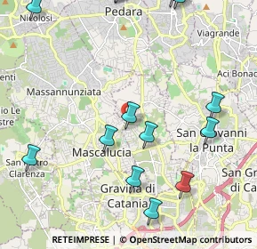 Mappa Via Mascalucia, 95030 Tremestieri Etneo CT, Italia (3.02)