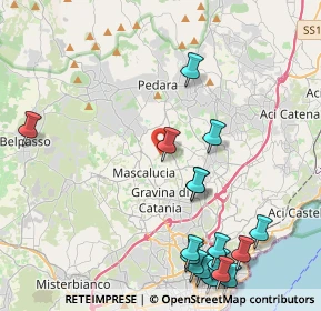 Mappa Via Mascalucia, 95030 Tremestieri Etneo CT, Italia (5.98941)