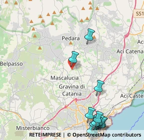 Mappa Via Mascalucia, 95030 Tremestieri Etneo CT, Italia (6.82154)