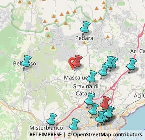 Mappa Via Giovanni Boccaccio, 95030 Mascalucia CT, Italia (5.9105)